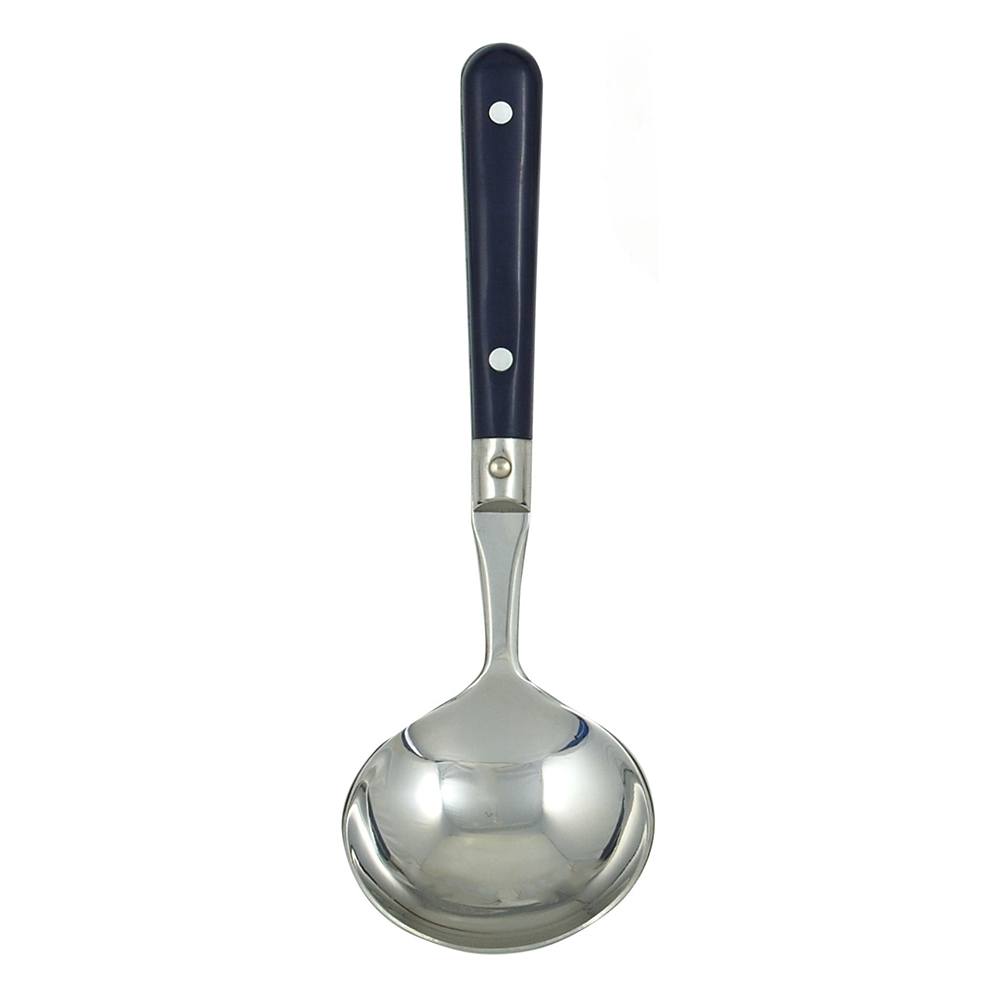 Ginkgo International Stainless Collection LePrix Navy Blue Sauce Ladle