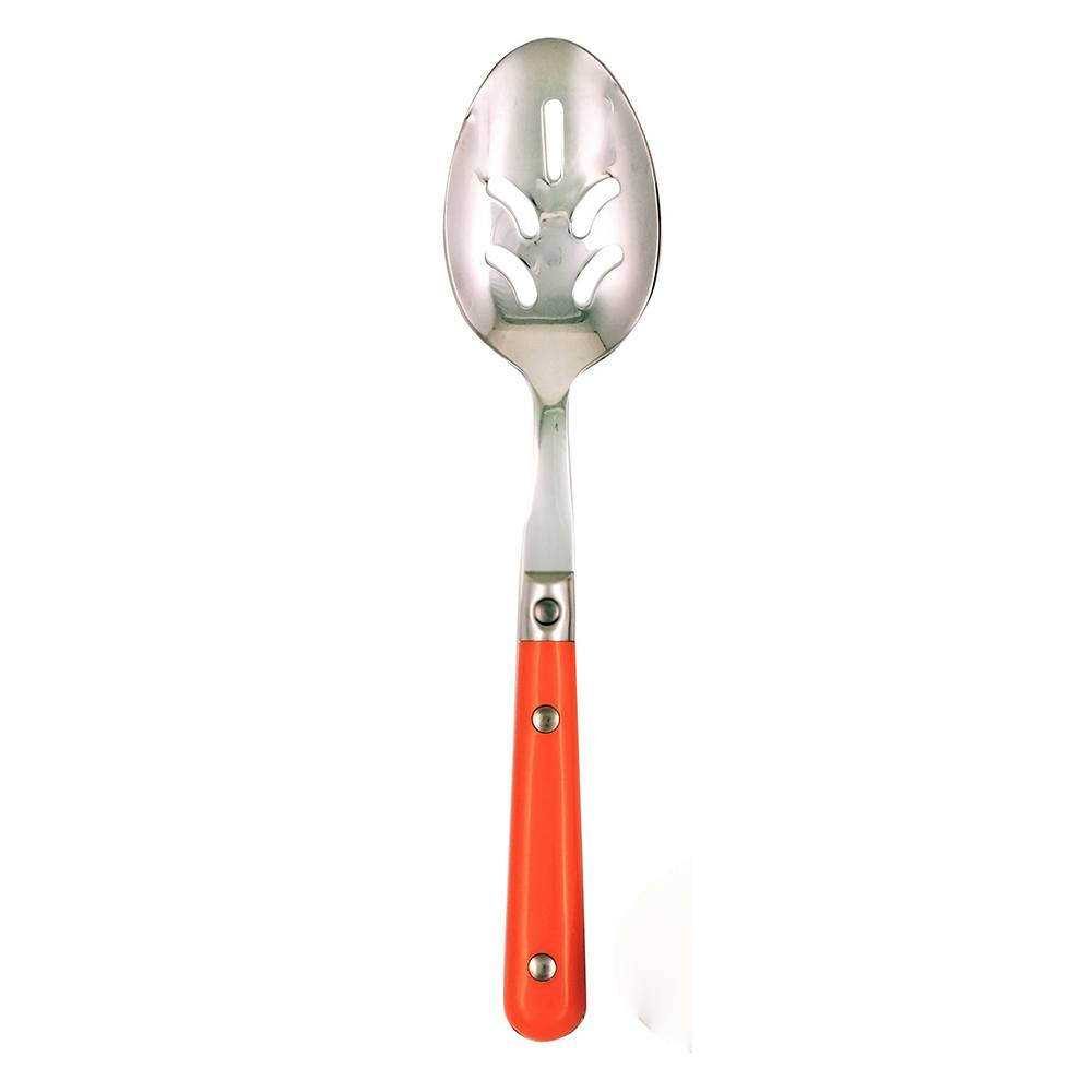 Ginkgo International Stainless Collection LePrix Persimmon Pierced Serving Spoon