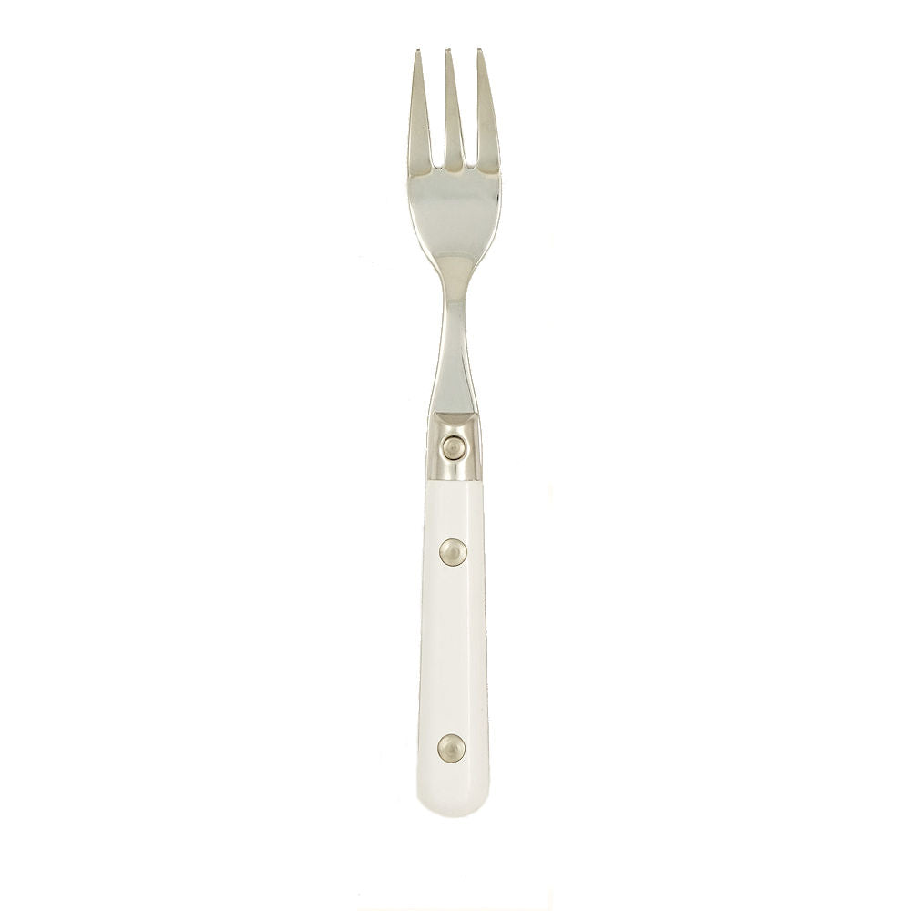 Ginkgo International Stainless Collection LePrix White Cocktail Fork