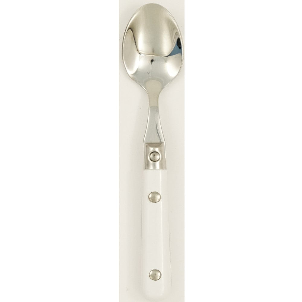 Ginkgo International Stainless Collection LePrix White Demitasse Spoon