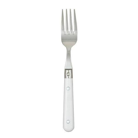 Ginkgo International Stainless Collection LePrix White Dinner Fork