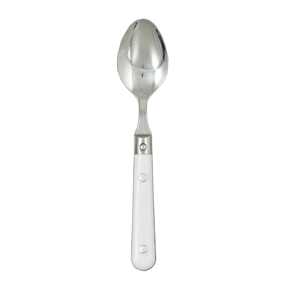 Ginkgo International Stainless Collection LePrix White Teaspoon