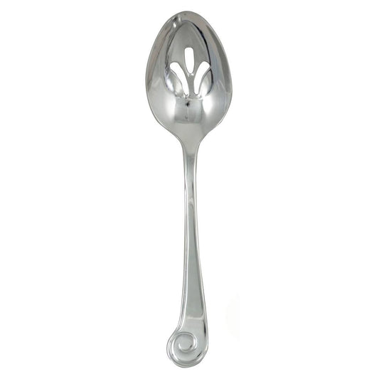 Ginkgo International Stainless Collection Sanibel Surf Pierced Serving Spoon