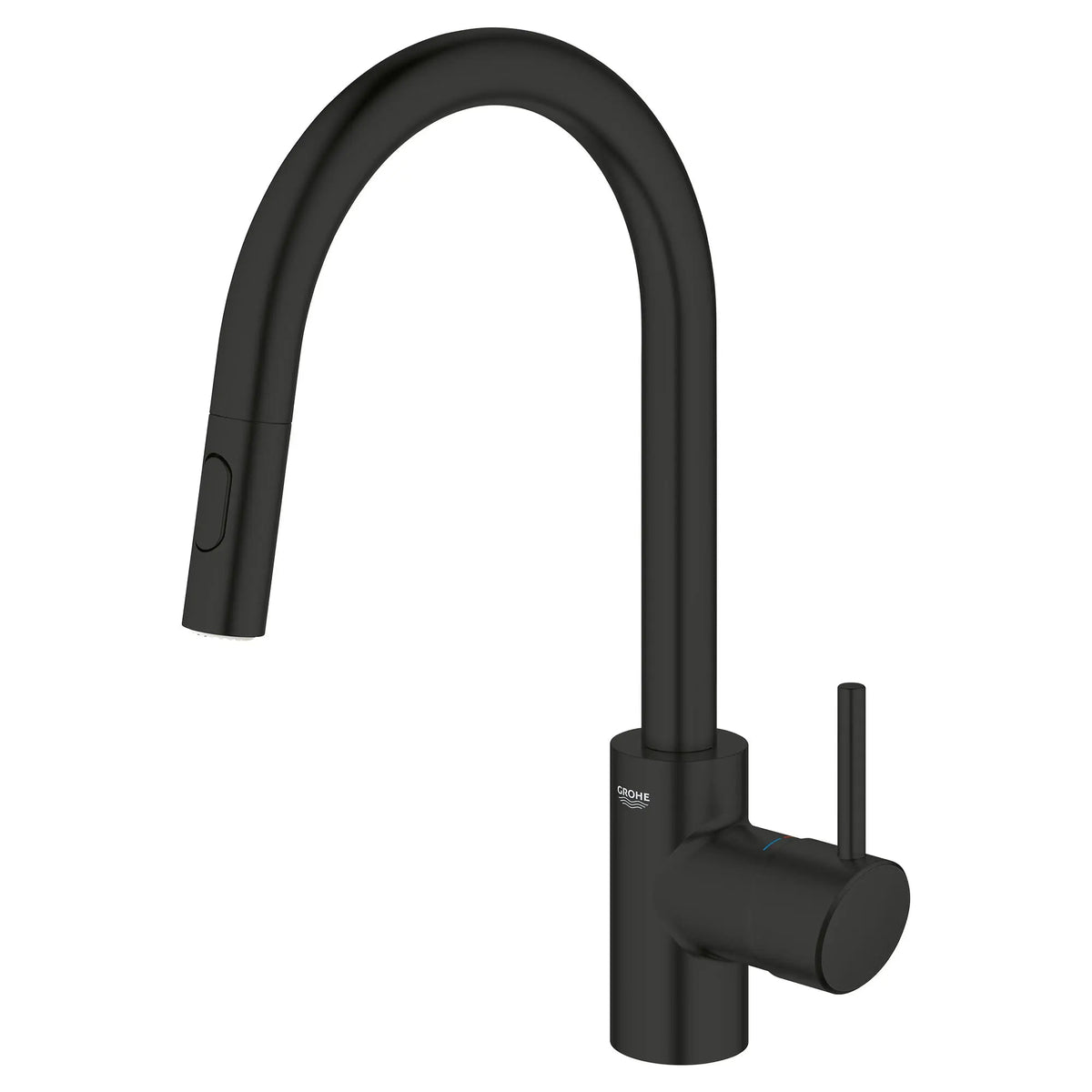 Grohe Concetto™ 1.75 GPM Single-Handle Dual Spray Matte Black Pull-Down Kitchen Faucet