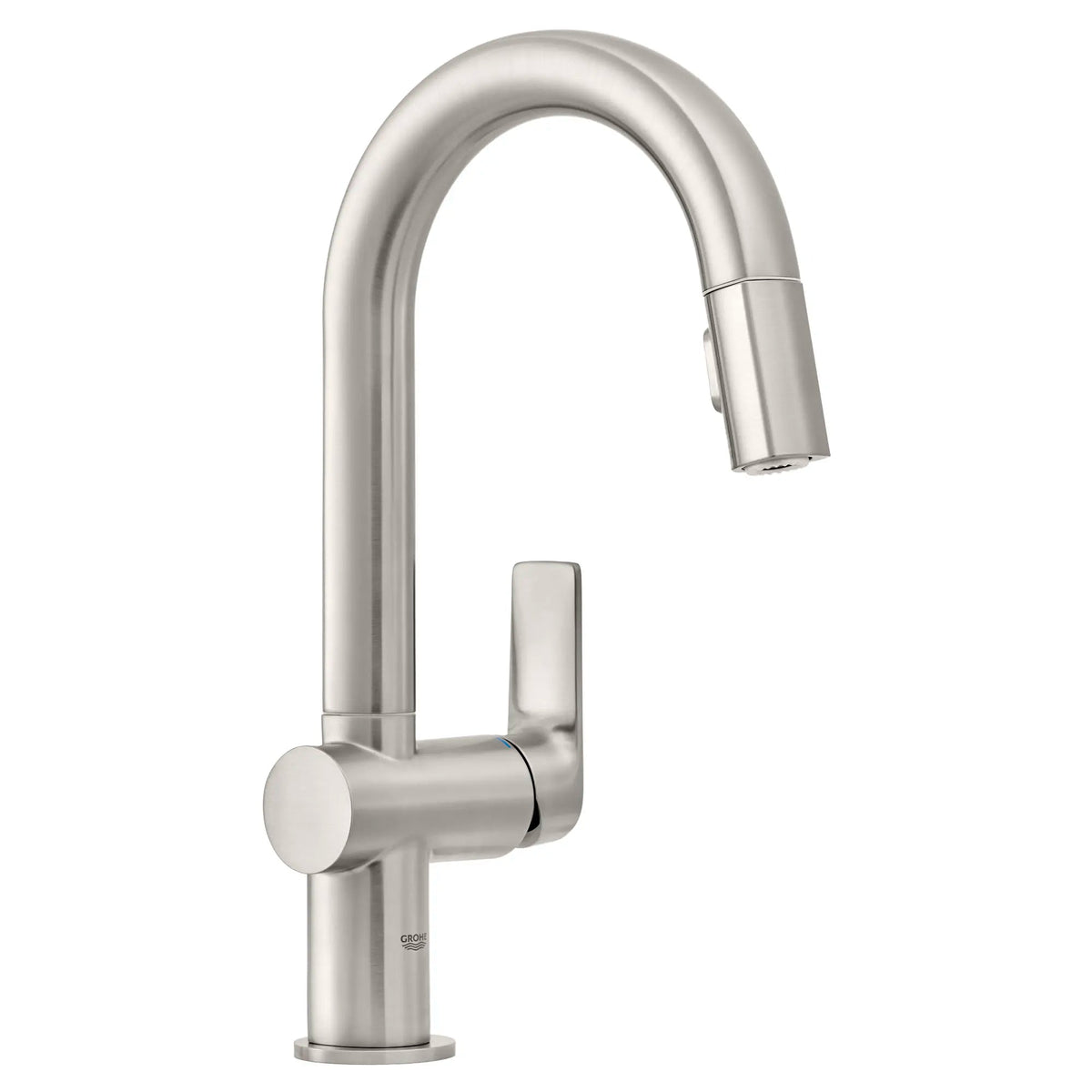 Grohe Defined 1.75 GPM Single-Handle Dual Spray SuperSteel Infinity Pull Down Bar Faucet