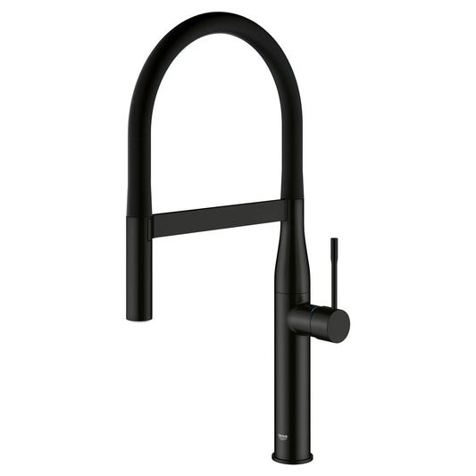 Grohe Essence 1.75 GPM Semi-Pro Dual Spray Single-Handle Matte Black Kitchen Faucet