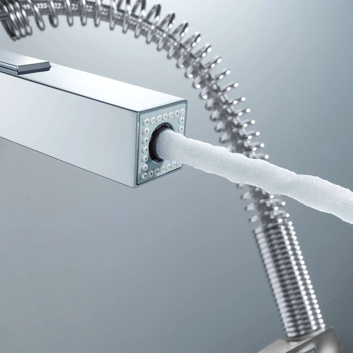 Grohe Eurocube® 1.75 GPM Semi-Pro Dual Spray Single-Handle StarLight Chrome Kitchen Faucet