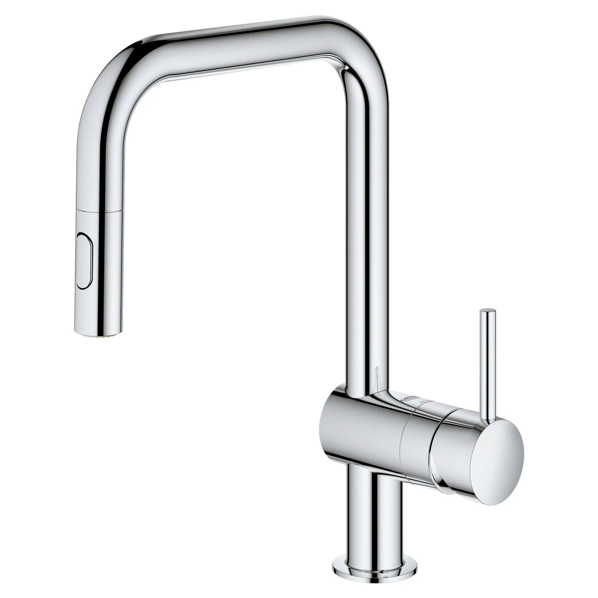 Grohe Minta® 1.75 GPM Dual Spray Single-Handle Pull Down StarLight Chrome Kitchen Faucet