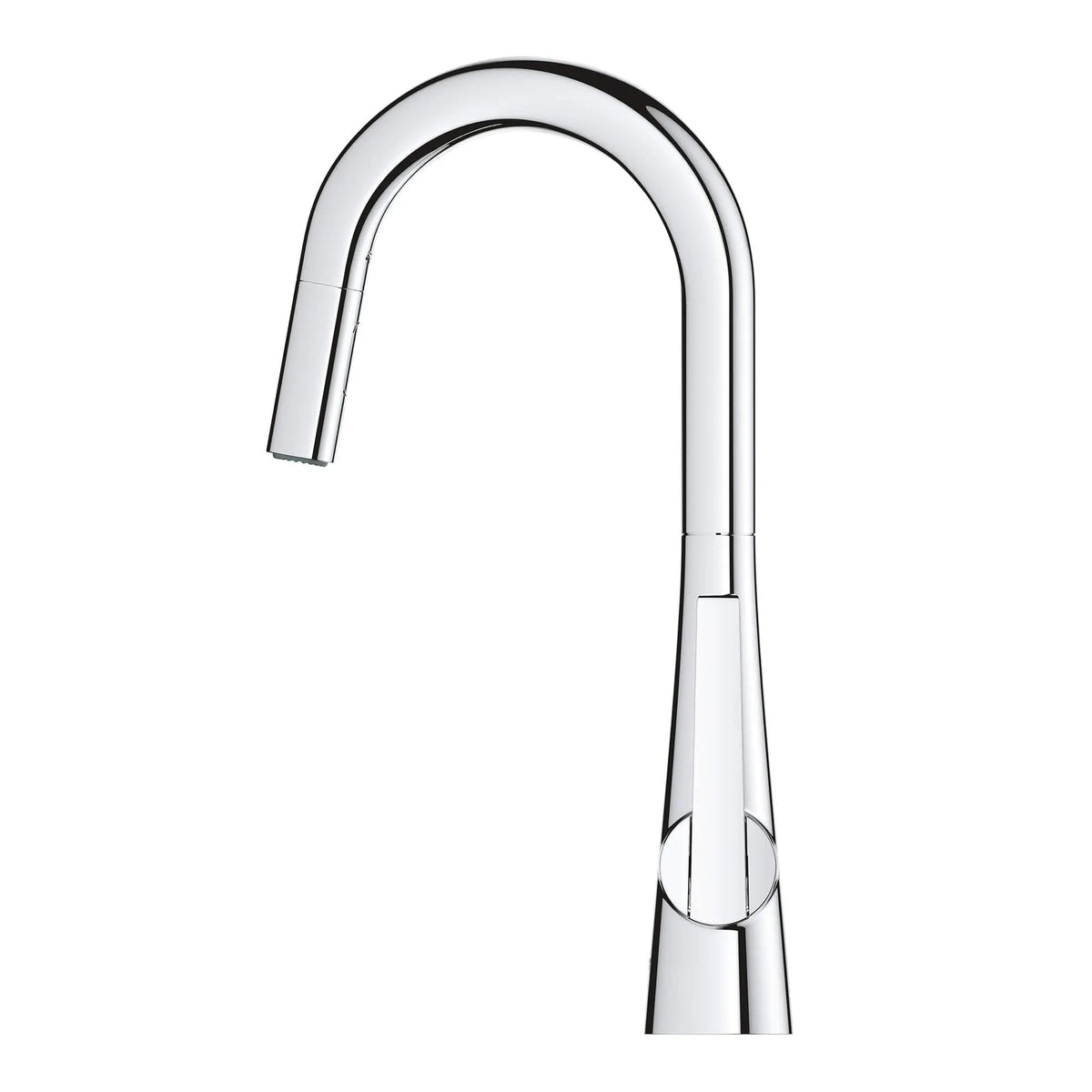 Grohe Zedra 1.75 GPM Dual Spray Single-Handle Pull Down StarLight Chrome Prep Faucet
