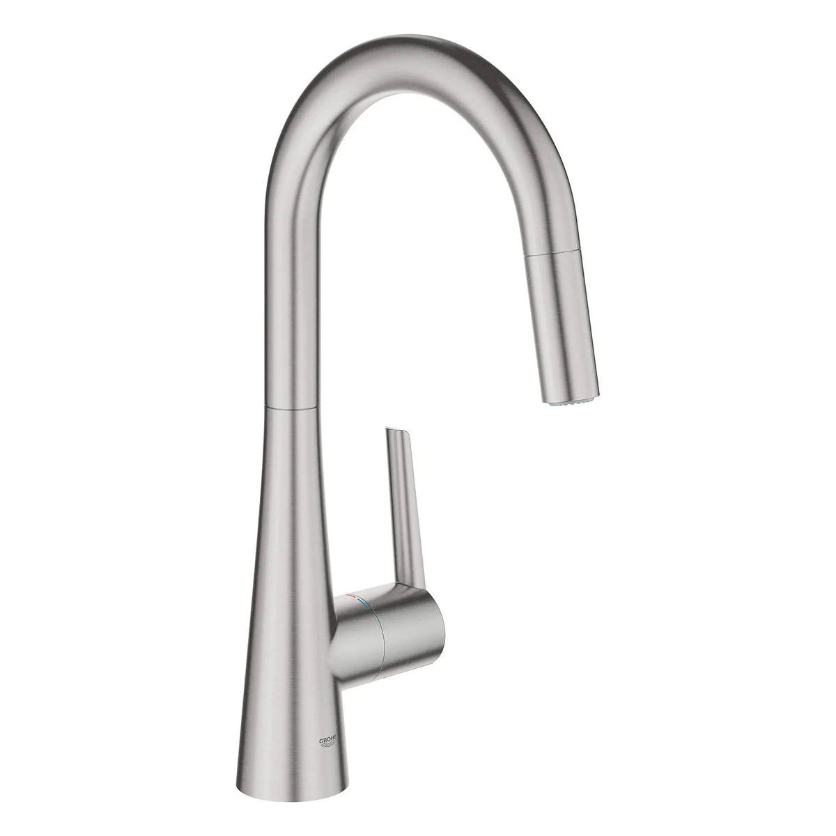 Grohe Zedra 1.75 GPM Dual Spray Single-Handle SuperSteel Infinity Pull Down Kitchen Faucet