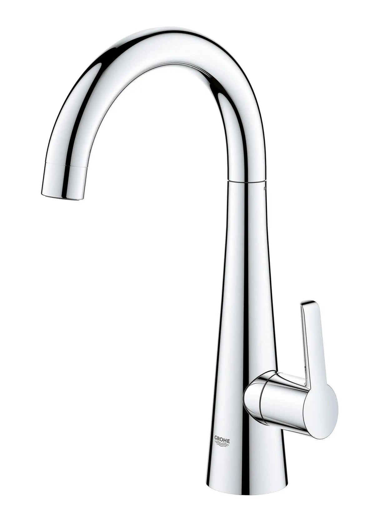 Grohe Zedra 1.75 GPM Single-Handle StarLight Chrome Cold Water Beverage Faucet With Filtration