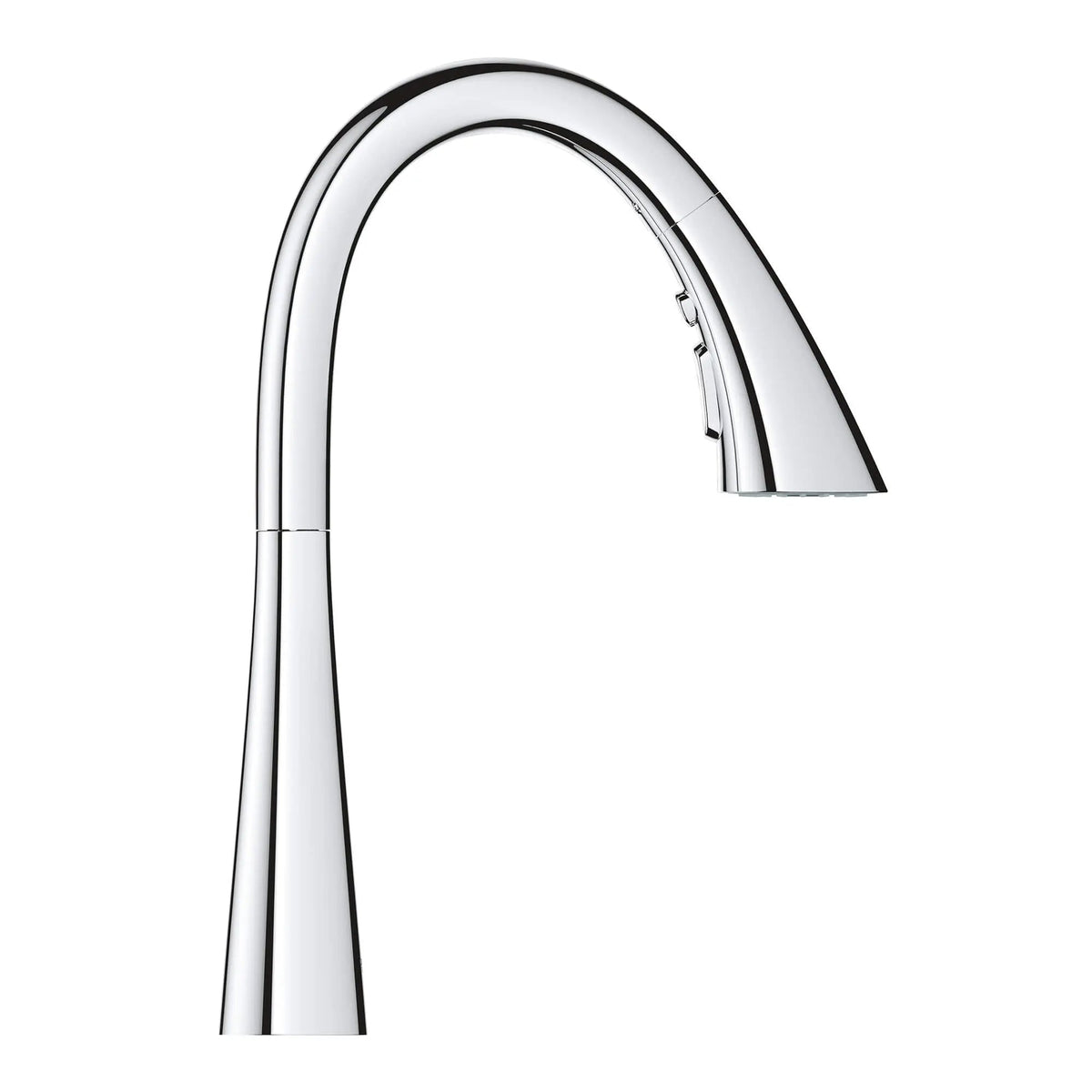 Grohe Zedra 1.75 GPM Single-Handle Triple Spray StarLight Chrome Pull Down Bar Faucet