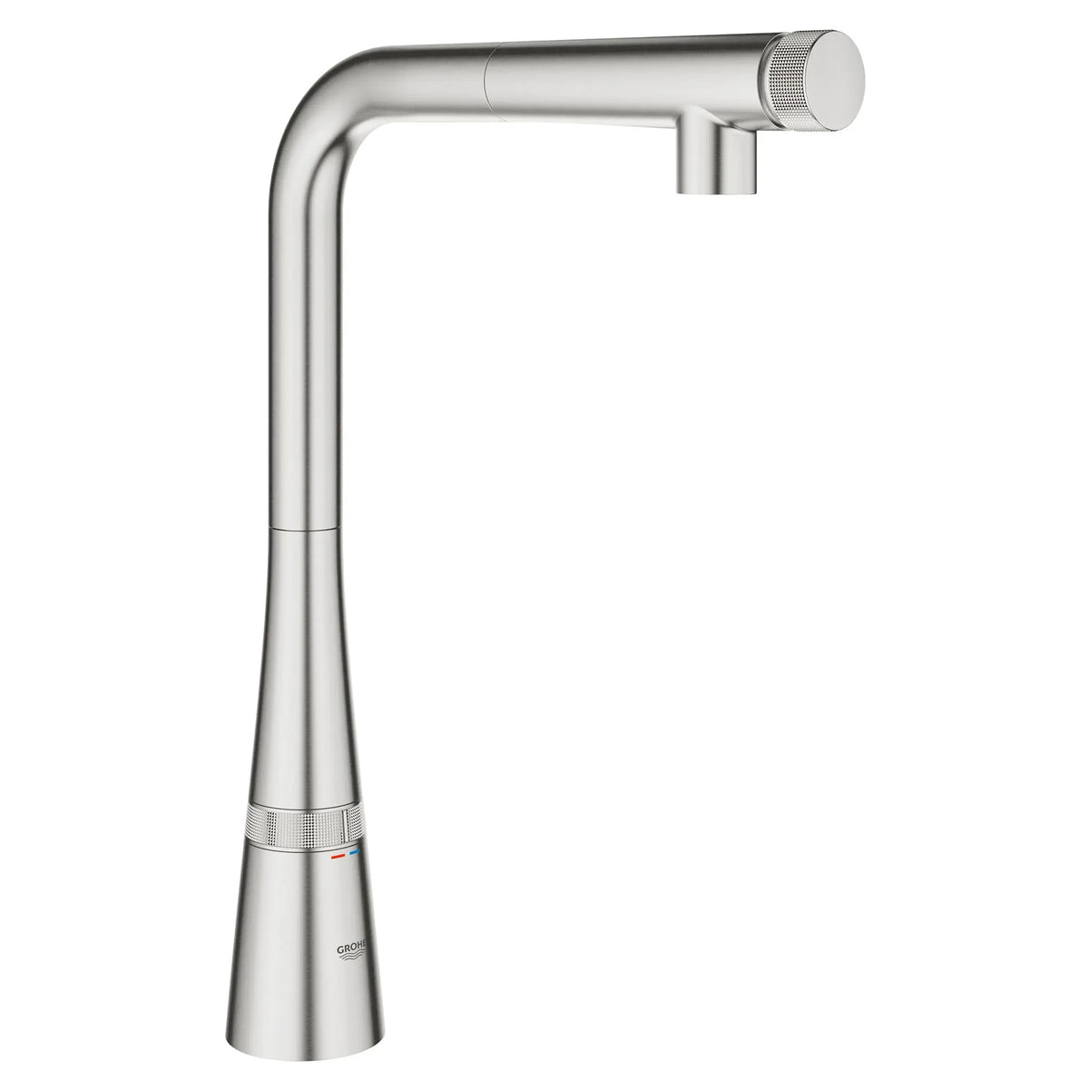 Grohe Zedra 1.75 GPM SmartControl Single Spray SuperSteel Infinity Pull-Out Kitchen Faucet