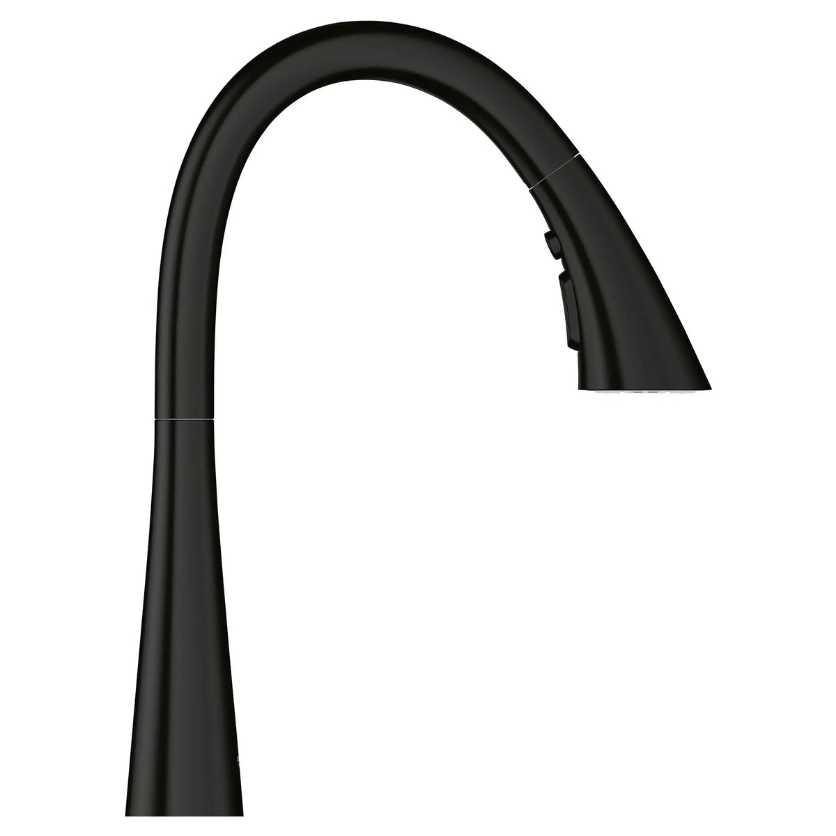 Grohe Zedra 1.75 GPM Triple Spray Single-Handle Matte Black Pull Down Kitchen Faucet