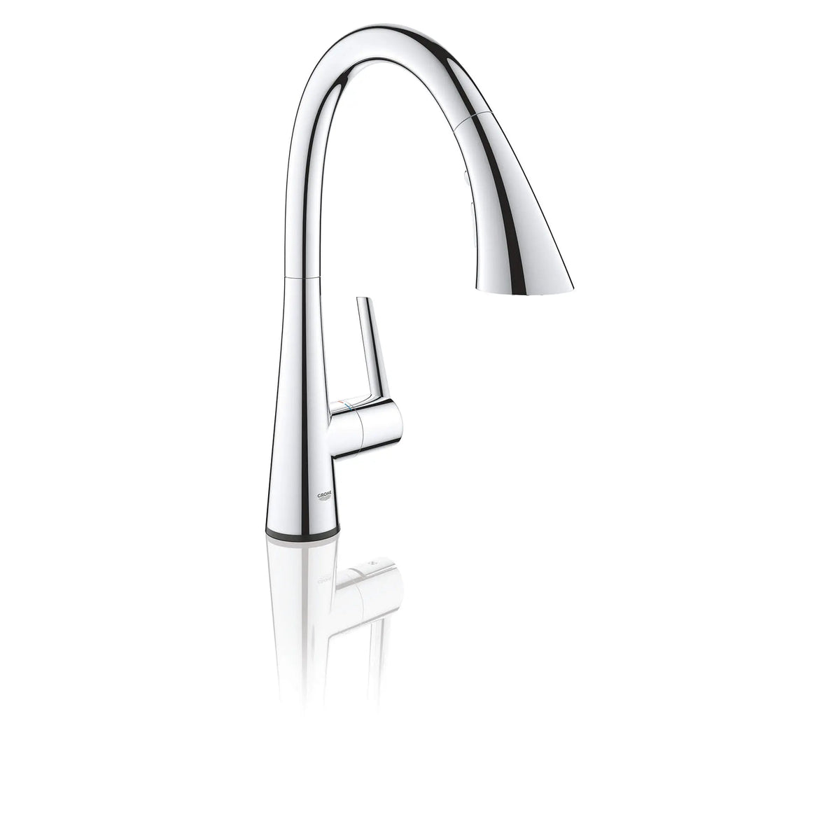 Grohe Zedra 1.75 GPM Triple Spray Touch Technology Single-Handle StarLight Chrome Pull Down Kitchen Faucet