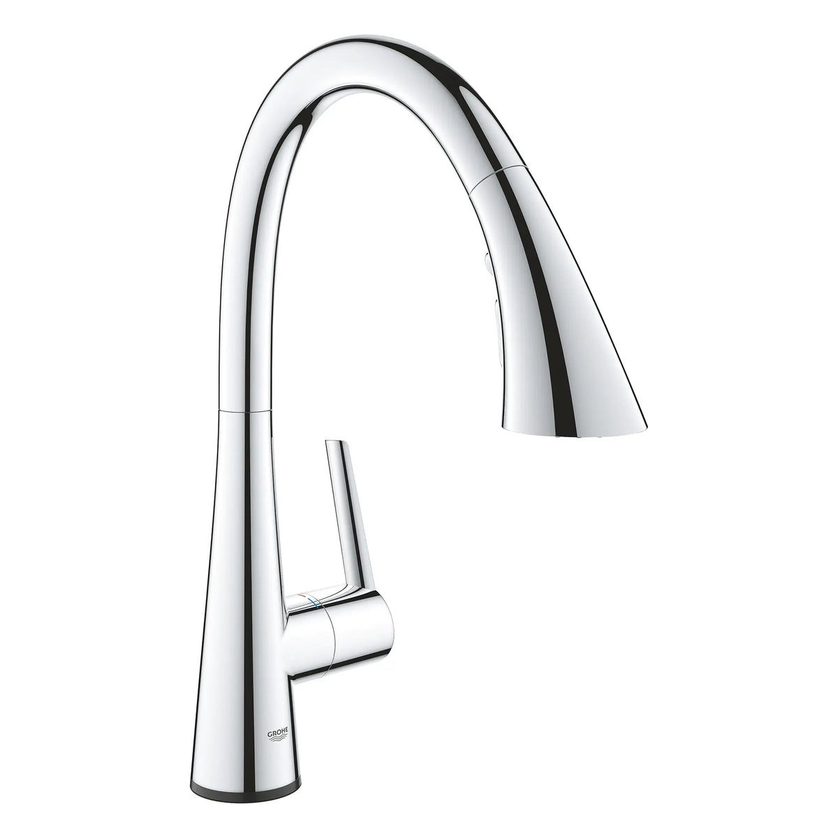 Grohe Zedra 1.75 GPM Triple Spray Touch Technology Single-Handle StarLight Chrome Pull Down Kitchen Faucet