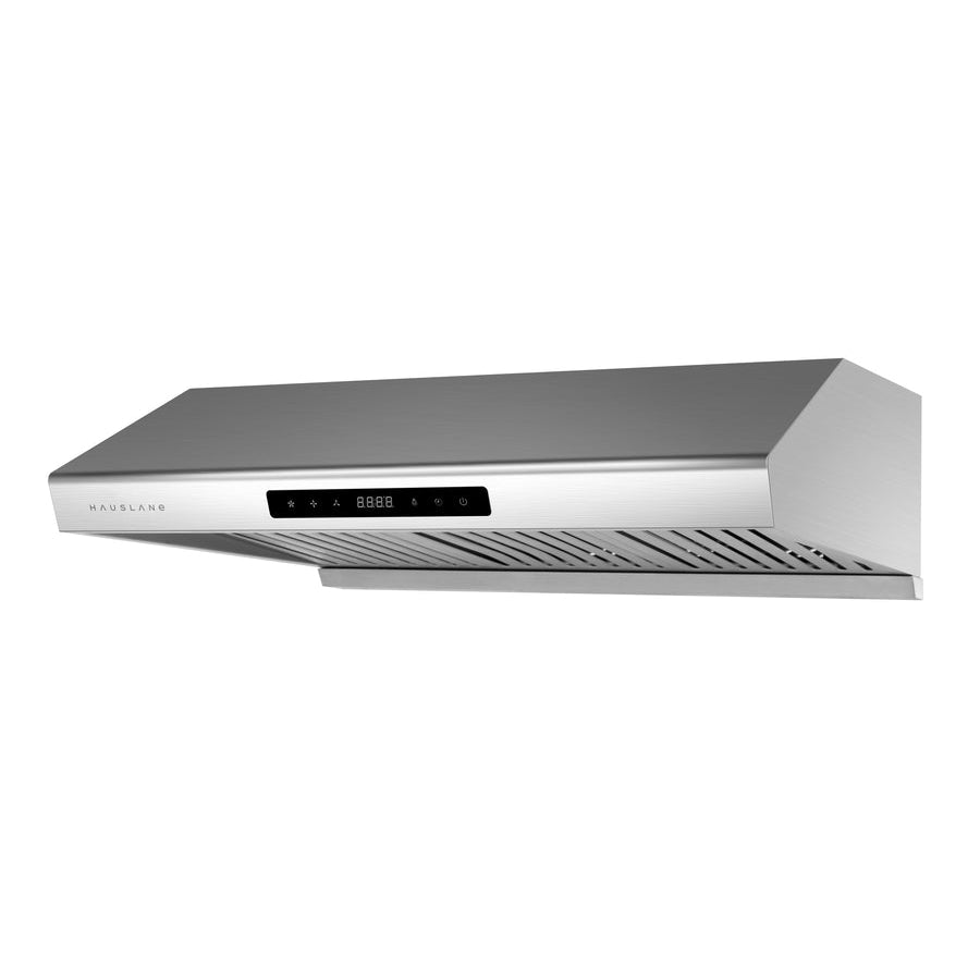 Hauslane Chef Series 30" Touch Screen Panel Plug-In Under Cabinet Stainless Steel Range Hood
