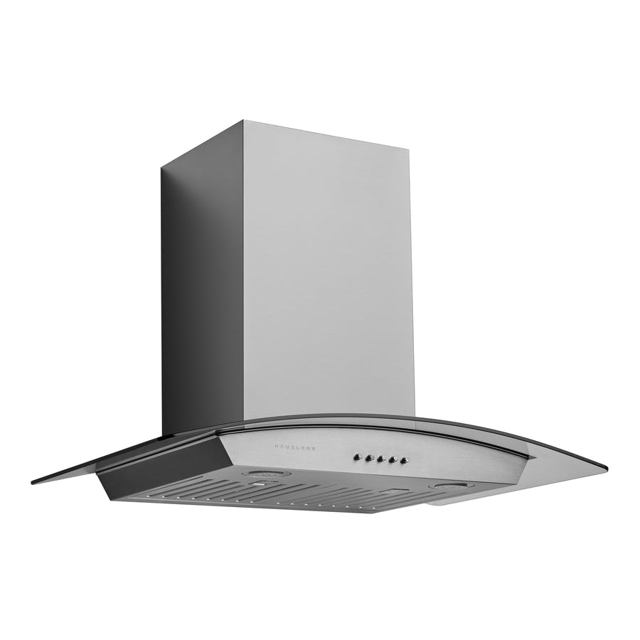 Hauslane Chef Series WM-630SS-30 Stainless Steel and Tempered Glass Finish Wall Mounted Ductless Range Hood
