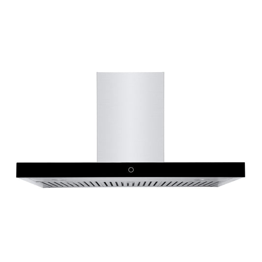 Hauslane Chef Series WM-739SS-30 Stainless Steel and Onyx Black Panel Wall Mounted Ductless Range Hood