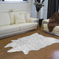 HomeRoots 0.8" x 90" x 63" Acrylic Plush Polyester Grey Rug