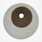 HomeRoots 1 x 14 x 14 Brown & Gray Round Ribbed Wall Decor