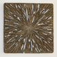 HomeRoots 1 x 19 x 19 Brown Square Rotten Wood Wall Decor