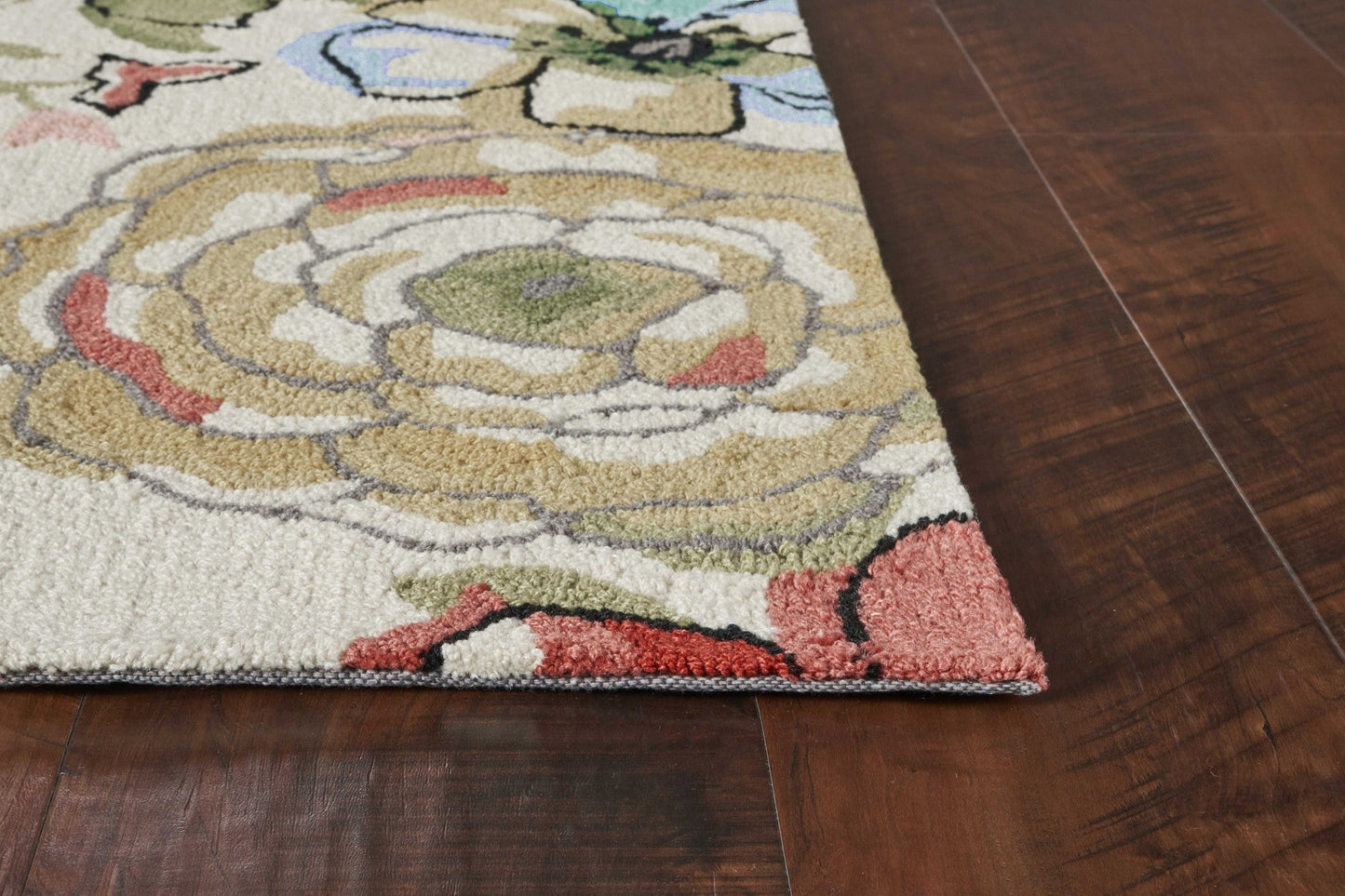HomeRoots 1' x 2' Polyester Sand Area Rug
