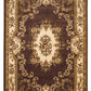 HomeRoots 1' x 2' Polypropylene Plum or Ivory Area Rug