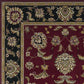 HomeRoots 1' x 2' Red or Black Medieval Inspired Area Rug