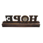 HomeRoots 1" x 23" x 3" Brown Wood Decor Clock