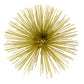 HomeRoots 10' Antique Gold Finish Large Urchin Sphere