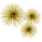 HomeRoots 10' Antique Gold Finish Large Urchin Sphere
