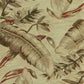HomeRoots 10' Ivory Hand Tufted Tropical Leaves Indoor Runner Rug