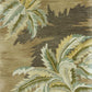 HomeRoots 10' Moss Green Hand Tufted Tropical Trees Indoor Runner Rug