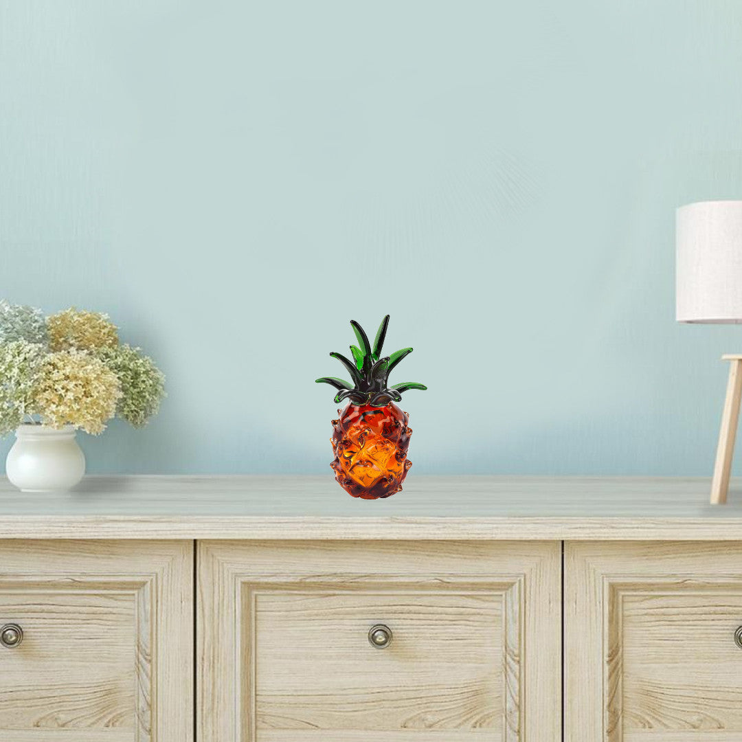 HomeRoots 10 Mouth Blown Pineapple Art Glass