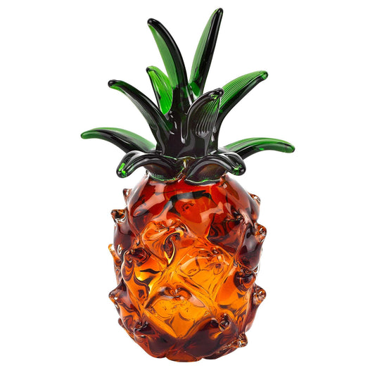 HomeRoots 10 Mouth Blown Pineapple Art Glass