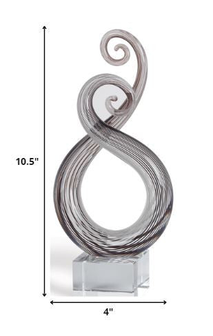 HomeRoots 10 MultiColor Art Glass Centerpiece