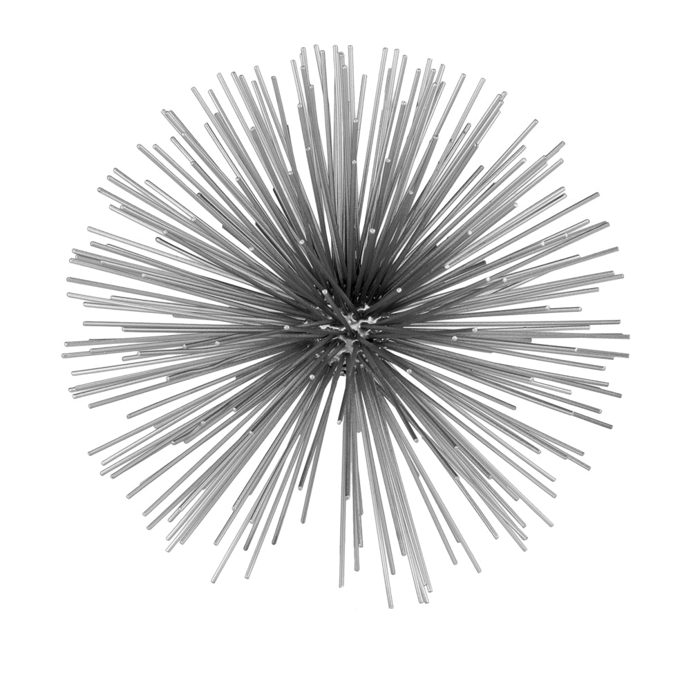 HomeRoots 10' x 10' x 10' Silver Large Spiked Sphere