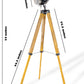 HomeRoots 10" x 10" x 35" Jawa Lamp with Tripod