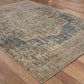 HomeRoots 10’ x 13’ Blue and Ivory Medallion Area Rug