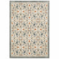 HomeRoots 10' x 13' Gray and Beige Medallion Indoor Area Rug