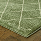 HomeRoots 10' x 13' Gray and Ivory Diamond Indoor Area Rug