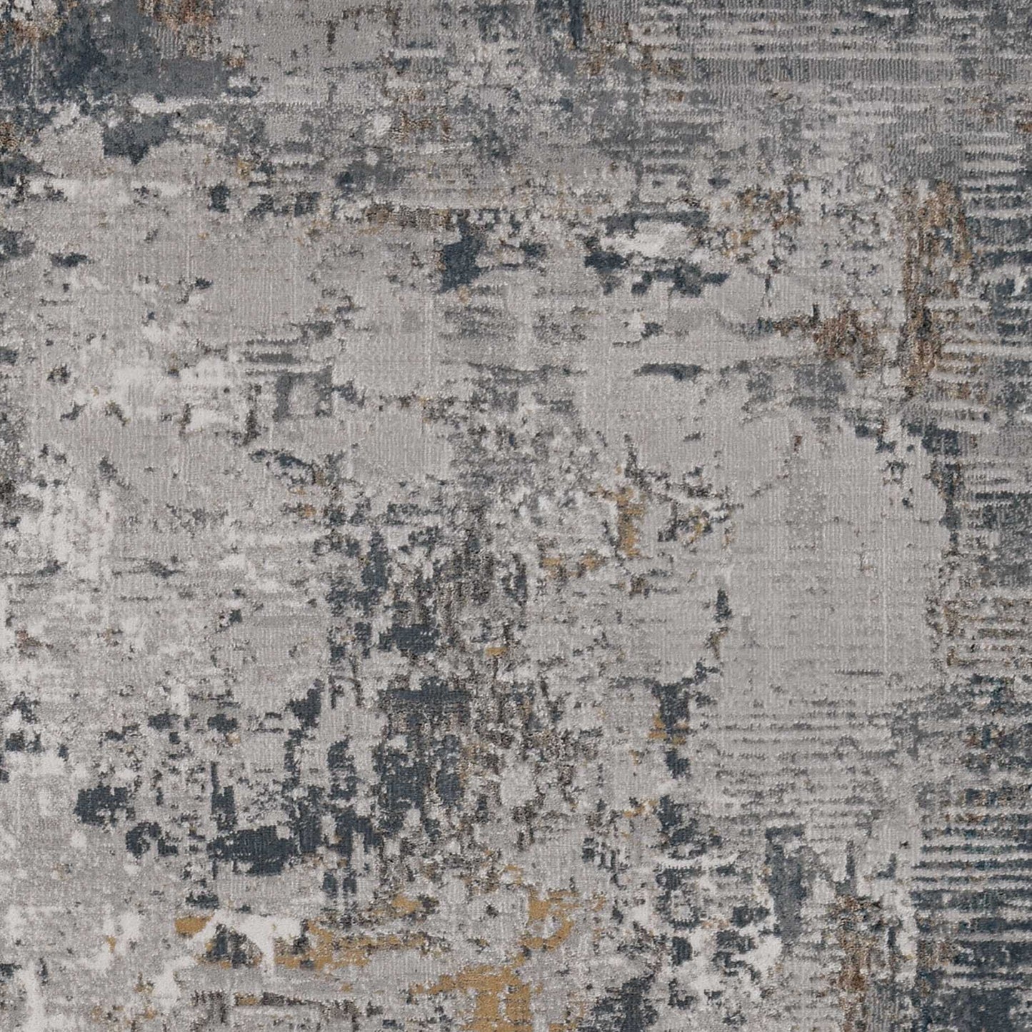 HomeRoots 10' x 13' Grey Machine Woven Abstract Smudge Indoor Area Rug