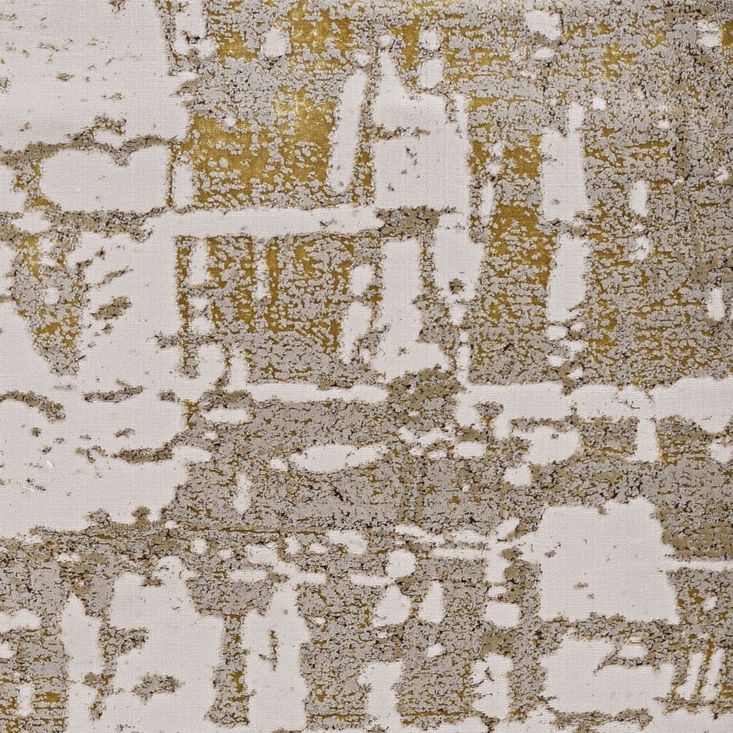 HomeRoots 10' x 13' Ivory Gold Machine Woven Abstract Indoor Area Rug