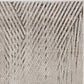 HomeRoots 10' x 13' Ivory Grey Machine Woven Geometric Lines Indoor Area Rug
