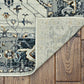 HomeRoots 10' x 13' Ivory Grey Machine Woven Traditional Indoor Area Rug