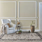 HomeRoots 10' x 13' Ivory Grey Machine Woven Traditional Indoor Area Rug
