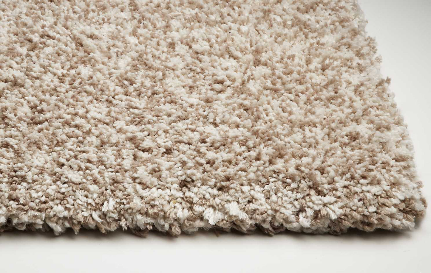 HomeRoots 10' x 13' Ivory Heather Indoor Shag Rug