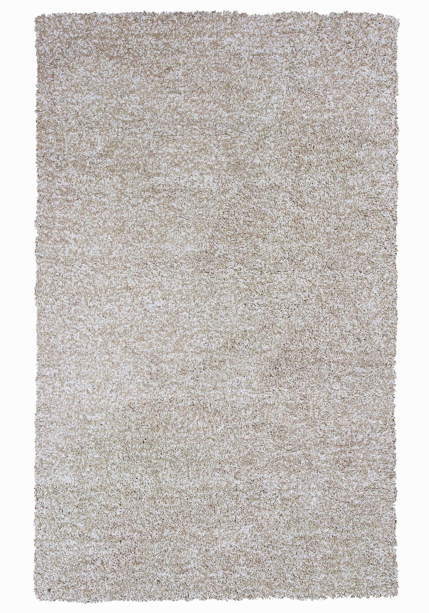 HomeRoots 10' x 13' Ivory Heather Indoor Shag Rug