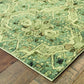 HomeRoots 10' x 13' Ivory and Blue Geometric Area Rug